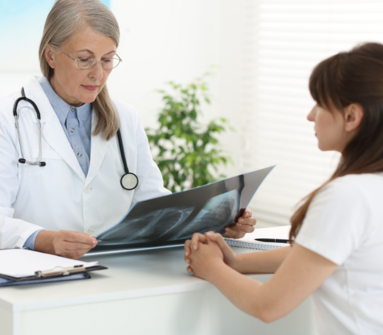 Mesothelioma medical illustration